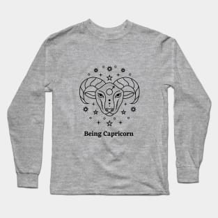 Being Capricorn Long Sleeve T-Shirt